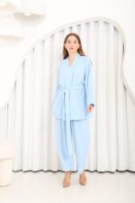 Suit Blue linen