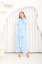 Suit Blue linen - Image 2
