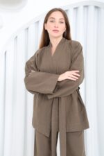 Olive Green linen suit