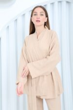 Sand Beige linen suit - Image 3